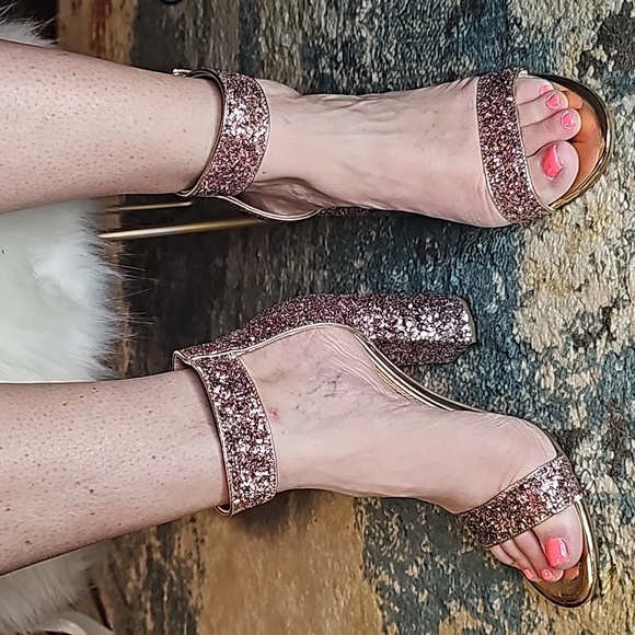 Pink GLITTER Heels!! - Picture 13 of 15